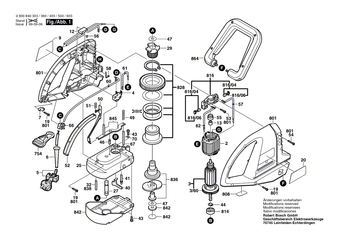 Uusi aito Bosch 2608040060 Vaihtotanko