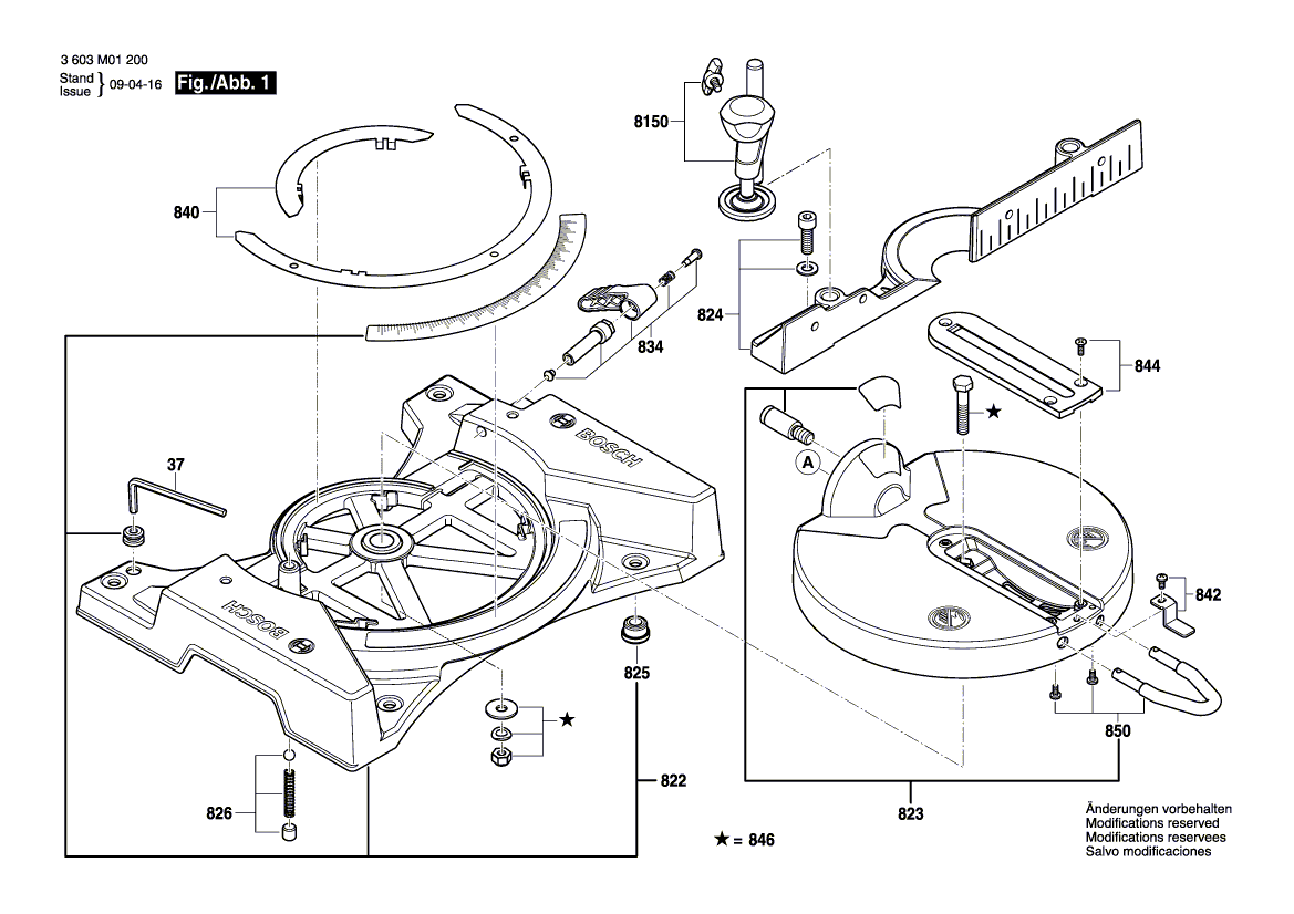 Uusi aito Bosch 1609bp7198 laippa