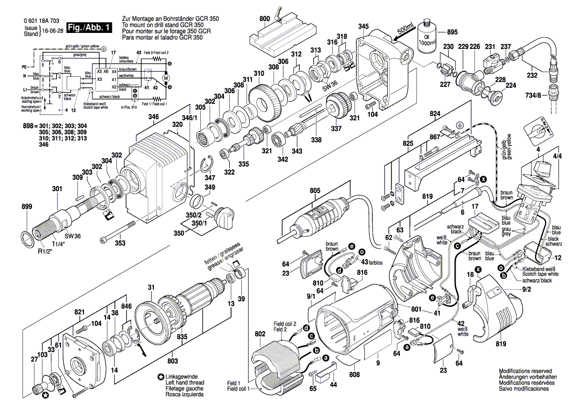 Uusi aito Bosch 3607031559 -kytkin