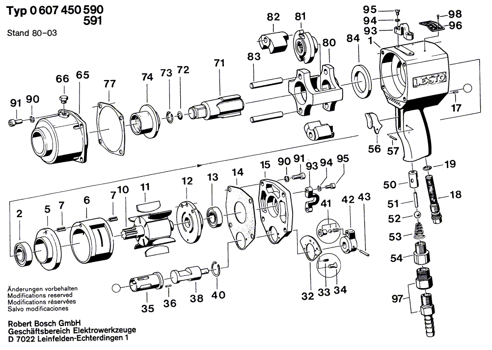 Nouveau véritable bosch 1609301087