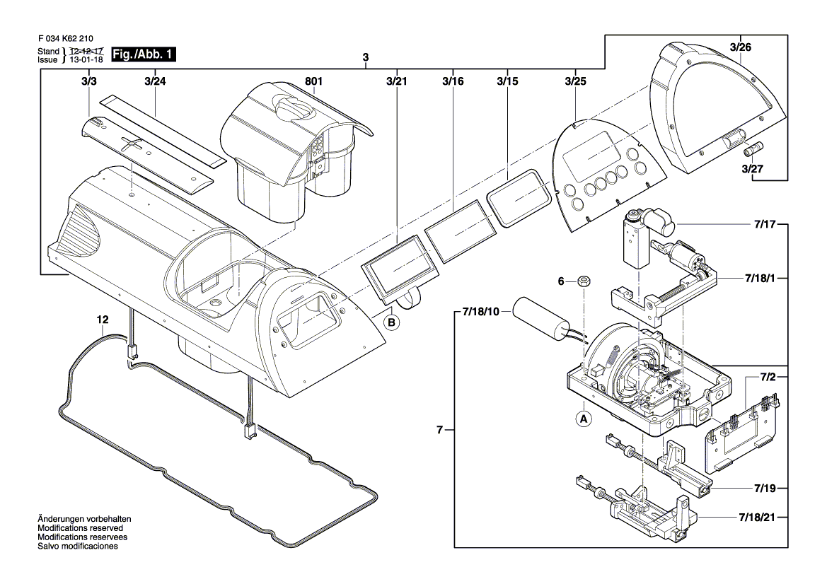 Ny äkta Bosch 2610A08812 Skruv