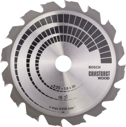 Новое оригинальное полотно для циркулярной пилы по дереву Bosch 2608640636 Construct