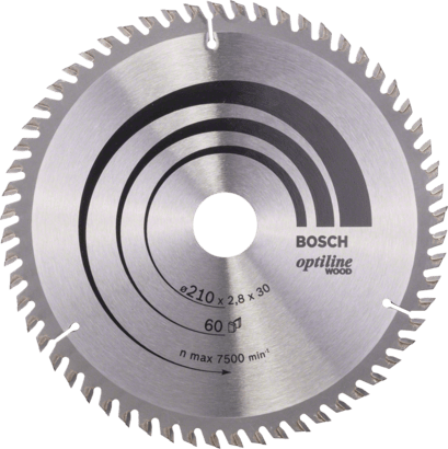 Nouveau véritable Bosch 2608641190 Optiline Wood Circular Saw Saw Blade