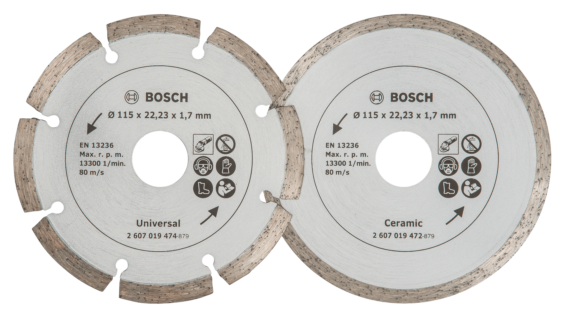 Ny äkta Bosch 2607019478 diamantskärningsskiva för plattor och konstruktion