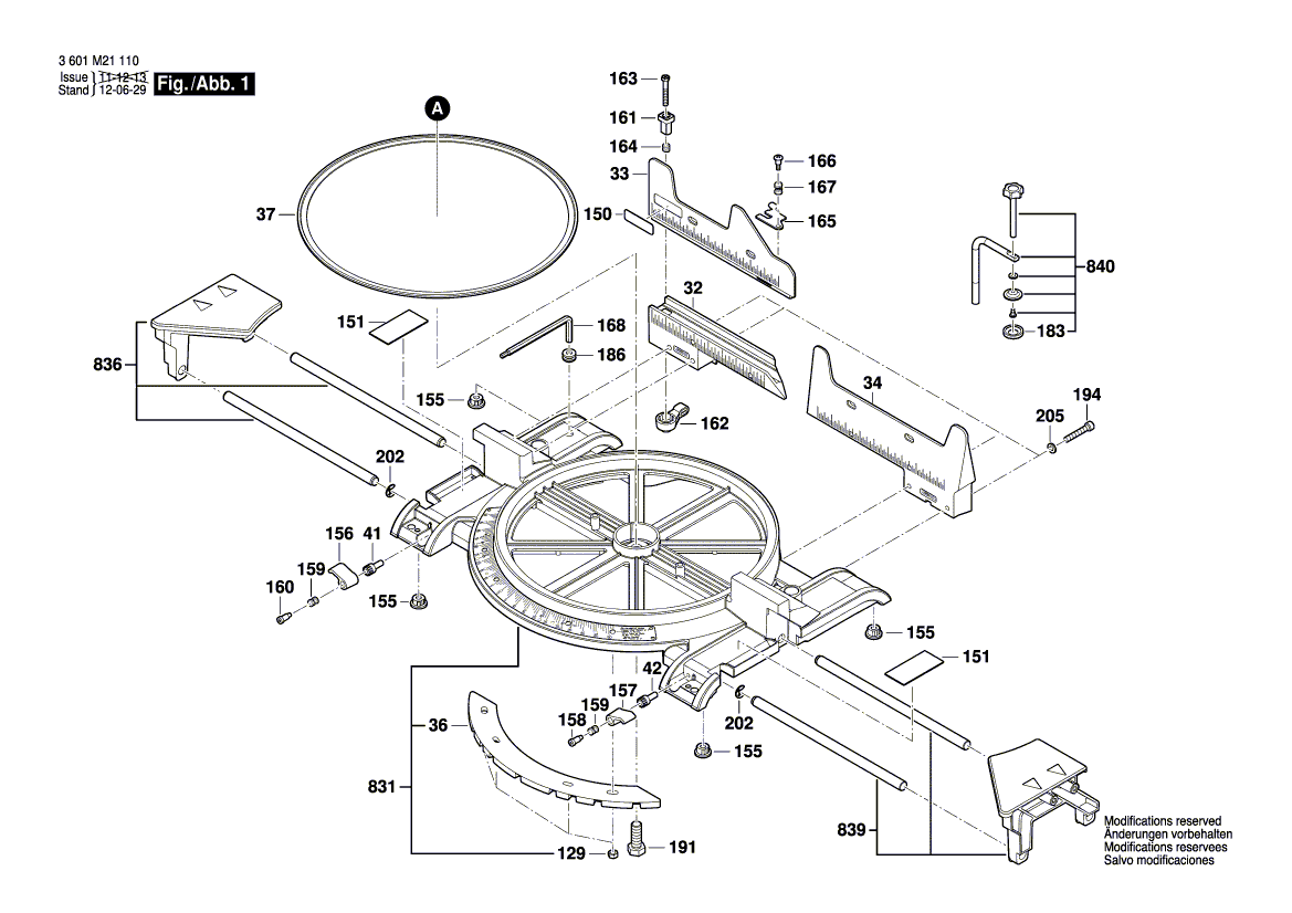 Nieuwe echte Bosch 1609B01514 Chip Deflector