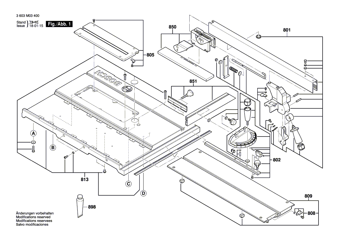 Новая оригинальная направляющая кромки Bosch 1619PA3153