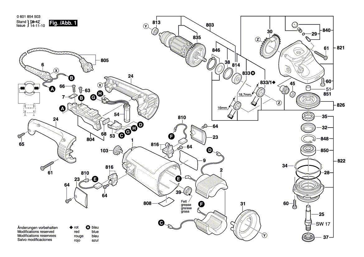 Ny ekte Bosch 1601118E95 Produsentens navneskilt