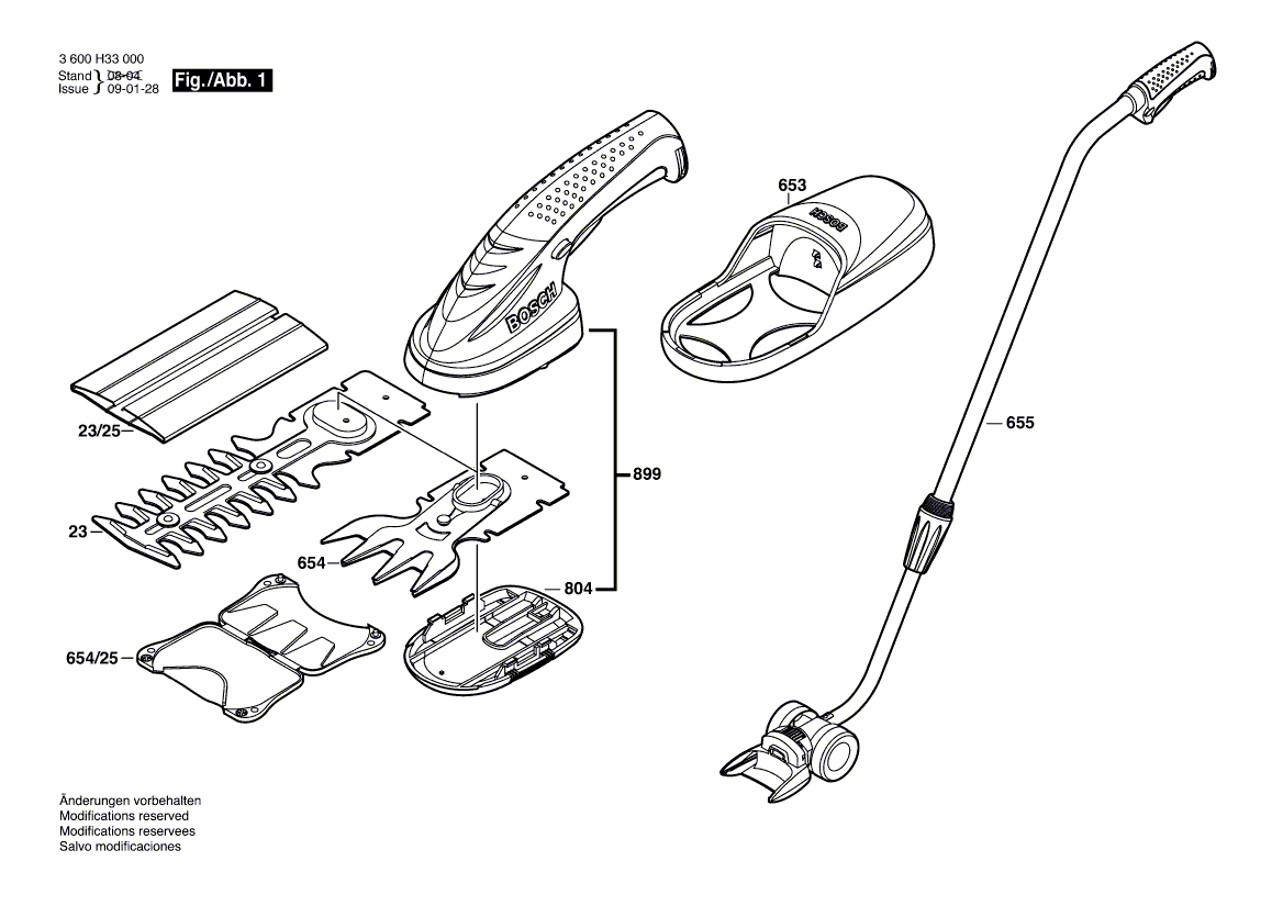 Nouveau véritable couverture Bosch 2609002234