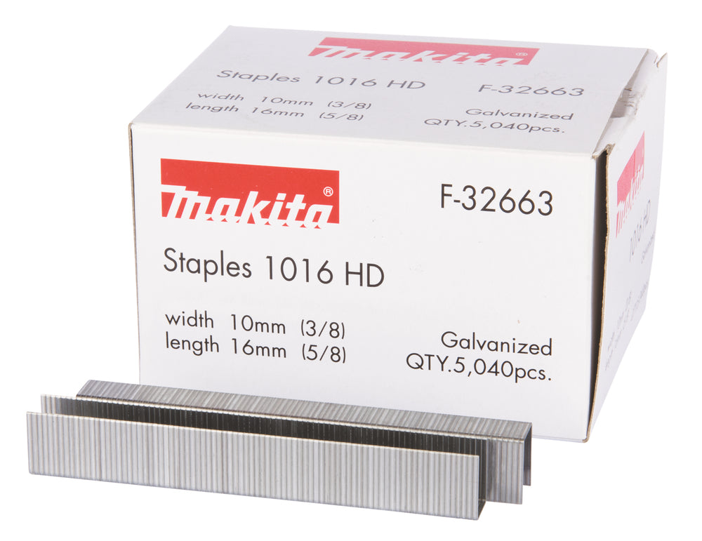 Ny ekte Makita F-32663 Staple 16mm, 5040pcs, BST220, BST221