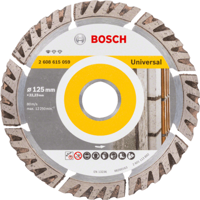 Новый оригинальный стандарт Bosch 2608615059 для универсального алмазного отрезного диска для