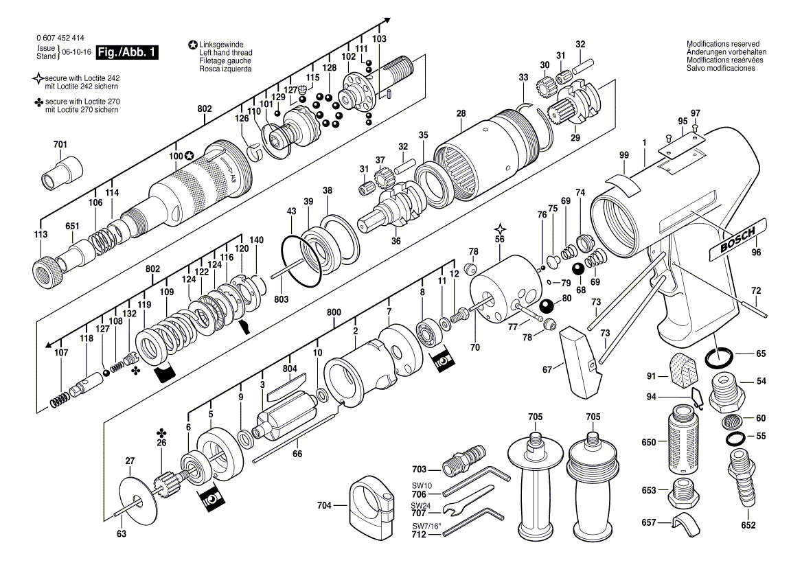 Nouveau véritable bosch 3605700013 Bride de roulement