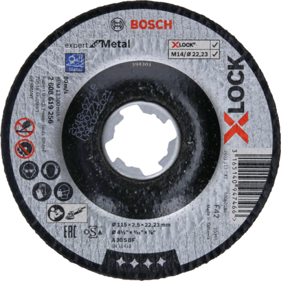 Nieuwe echte Bosch 2608619256 X-Lock Expert voor metalen snijschijf voor kleine