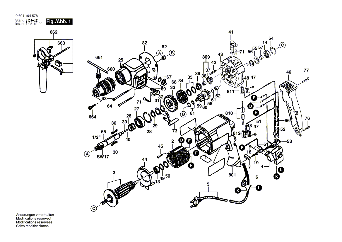 Nouvelle véritable poignée bosch f000633014