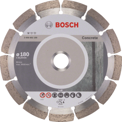 New Genuine Bosch 2608602199 Standard for Concrete Diamond Cutting Disc For