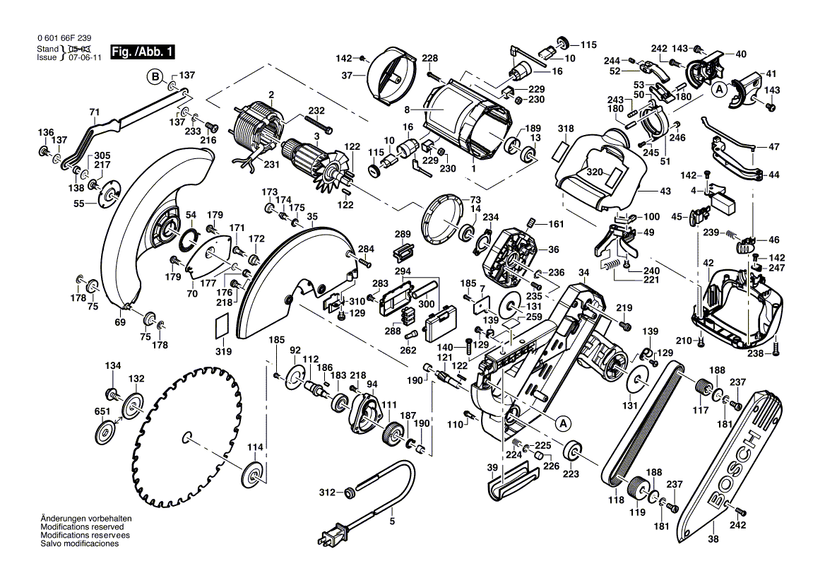 Uusi aito Bosch 2610915731 Välikerros