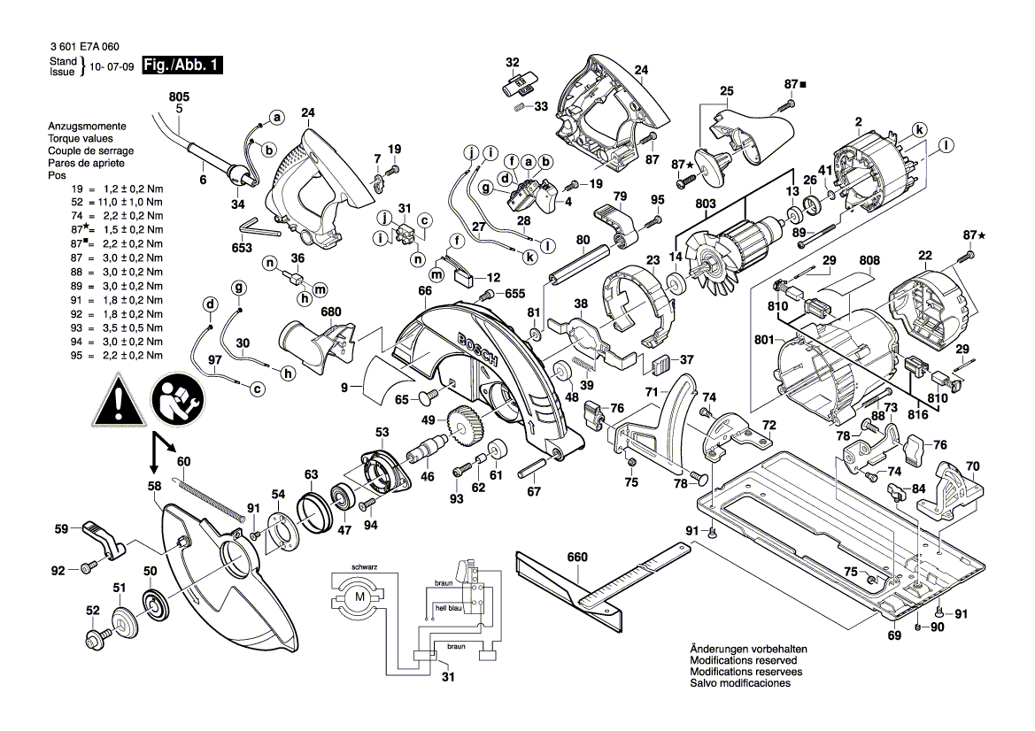 Nieuwe echte Bosch 1619p02324 voedingssnoer