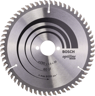 Nouveau véritable Bosch 2608641188 Optiline Wood Circular Saw Saw Blade