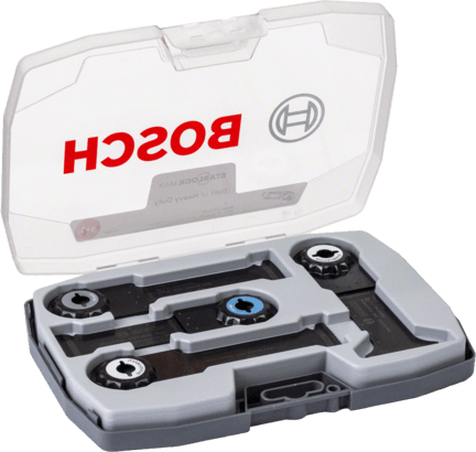 Nieuwe echte Bosch 2608664132 Starlock Best of Heavy Duty Set, 4-delige