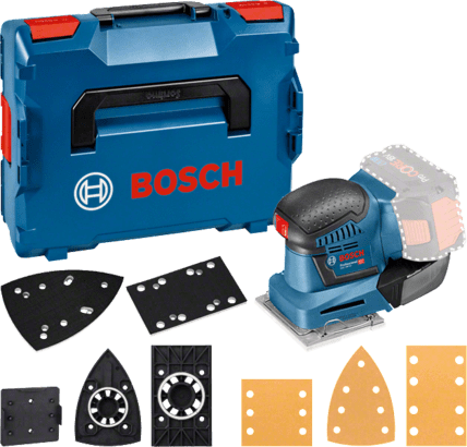 Ny ekte Bosch 06019D0202 GSS 18V-10 Profesjonell trådløs Orbital Sander