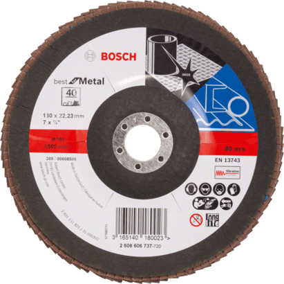 Ny ekte Bosch 2608606737 X571 Best for metallklaffskiver, rett versjon