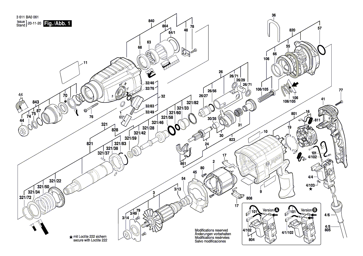 NOUVELLE VOLINE BOSCH 1615438409 LOCK