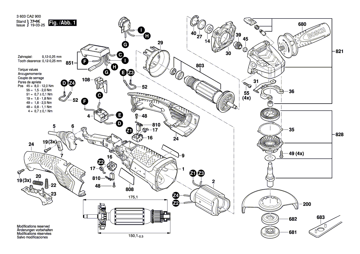 NEU EURNISCHE BOSCH 160111A29N -Nennenschild