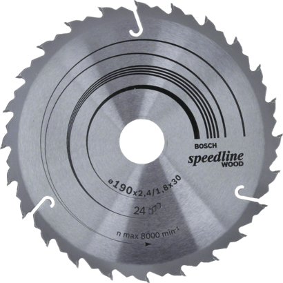 Ny äkta Bosch 2608640786 Speedline Wood Circular Saw Blade för handhållen