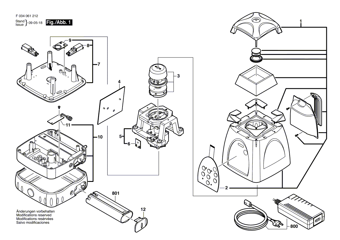 Nieuwe echte Bosch 2610A07796 Base