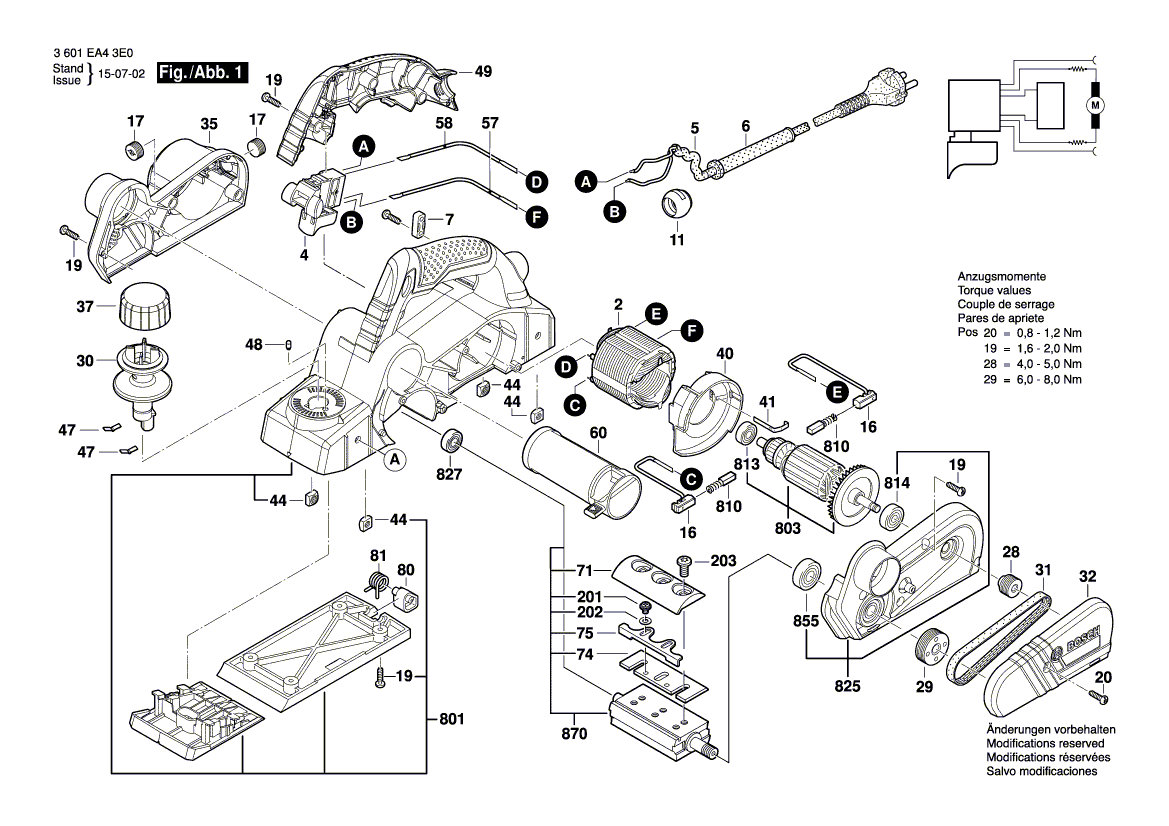 Новый оригинальный натяжной винт Bosch 2609110084