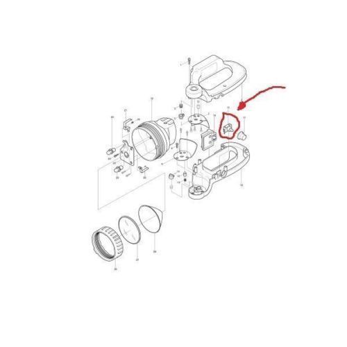 Ny ekte Makita GM00000520 -bryter for BML240