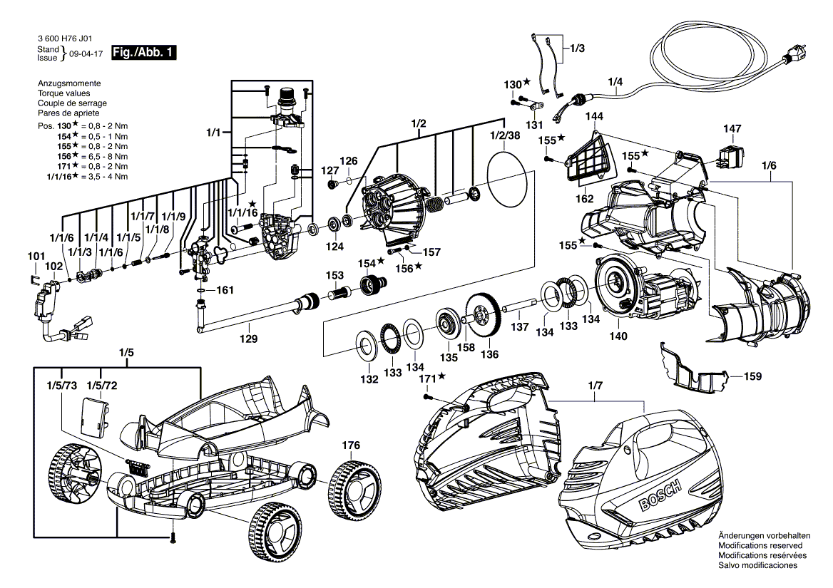 Ny ekte Bosch F016F03855 sylinderhode