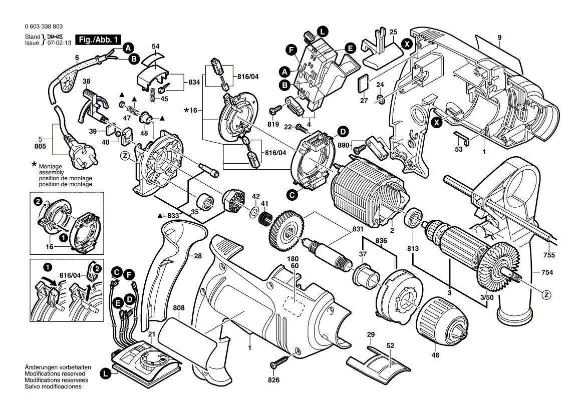 Nieuwe echte Bosch 2604011156 ARMATURE