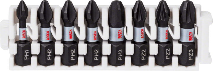 Nieuwe echte Bosch 2608522323 Pick en klik op Impact Control ScrewDriver Bit Pack