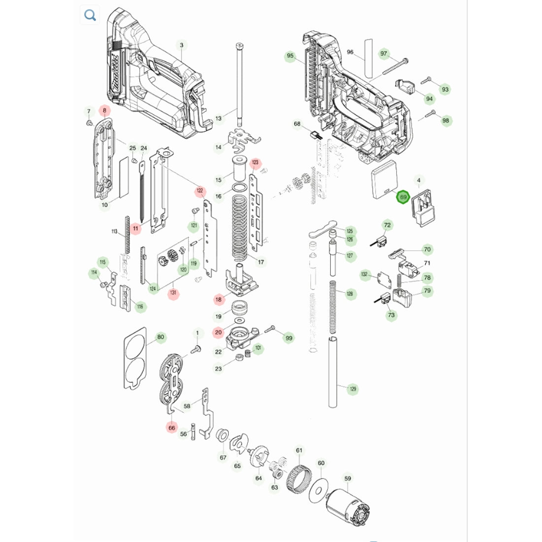 Makita 632J91-9