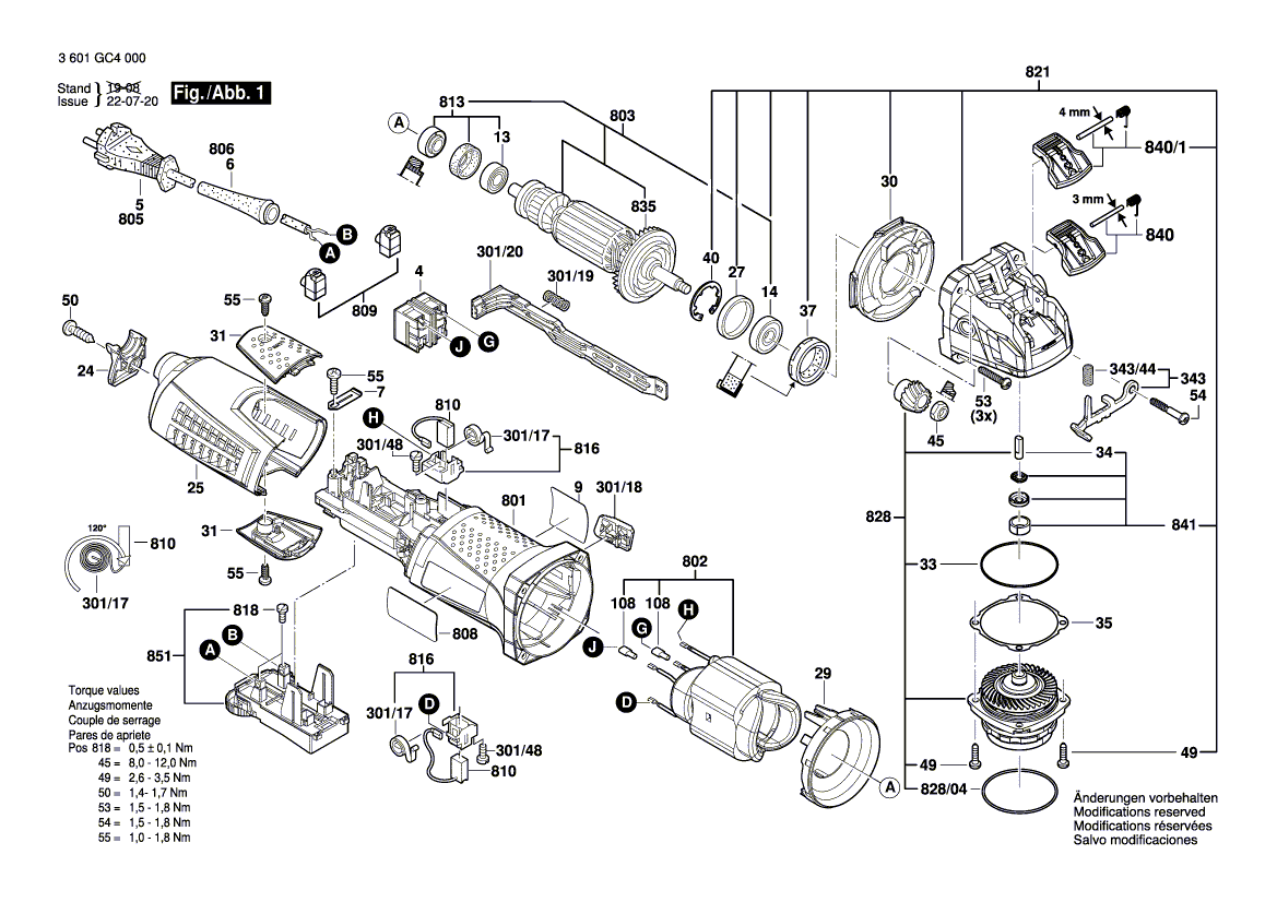 NEUE EURENTE BOSCH 160111A854 -Typenschild