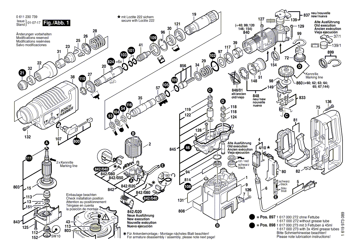 Nouveau véritable Bosch 1615190074 Couvrant le capot