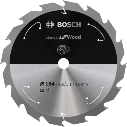 Nieuwe echte Bosch 2608837697 Standaard voor houtcirkelzaagmes voor draadloos