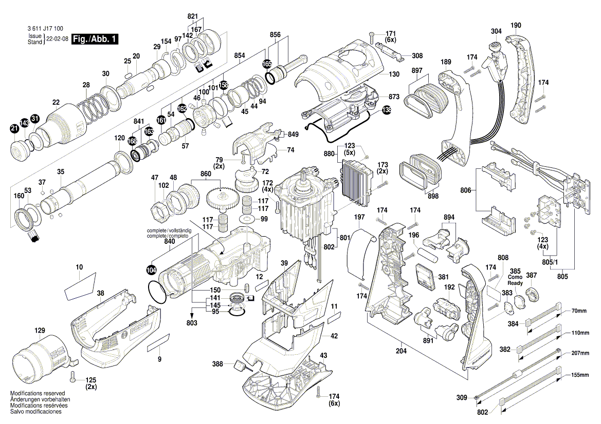 New Genuine Bosch 1611015053 Sealing Frame