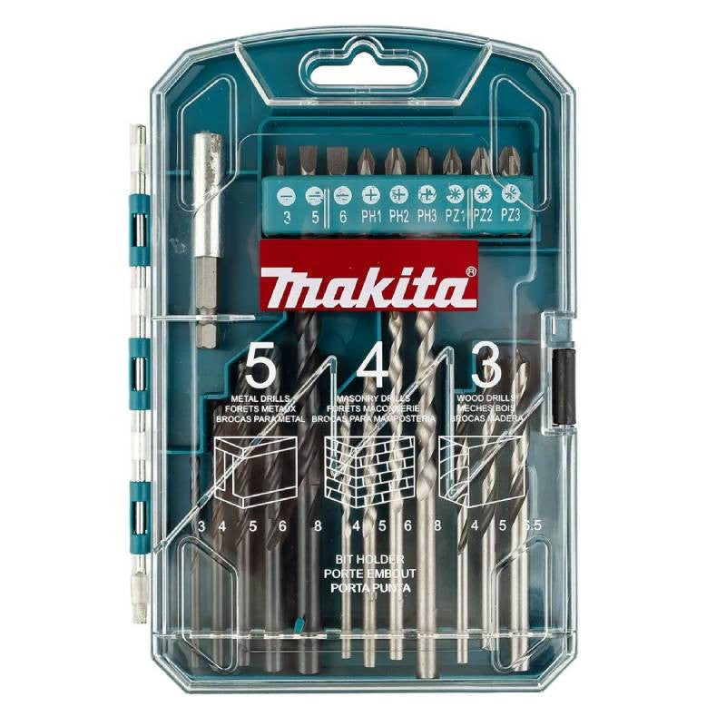 Neu Original Makita P-44002 Bohrer- und Schraubendreher-Bit-Set, 22-teilig