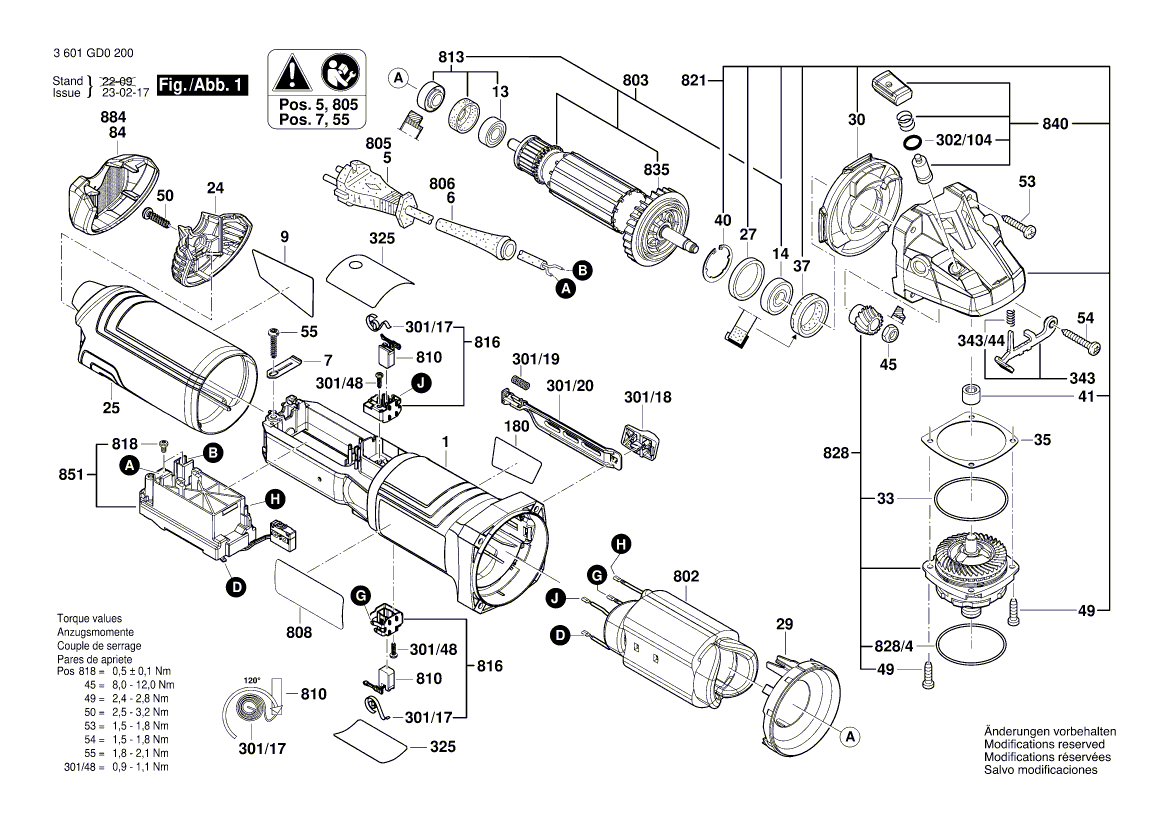 Ny äkta Bosch 160111A9GC -typskylt