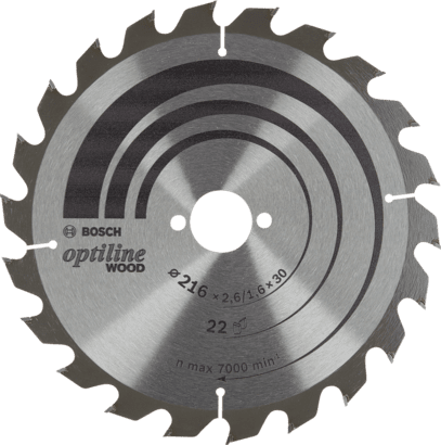 Nouveau véritable Bosch 2608838410 Optiline Wood Circular Saw Saw Blade