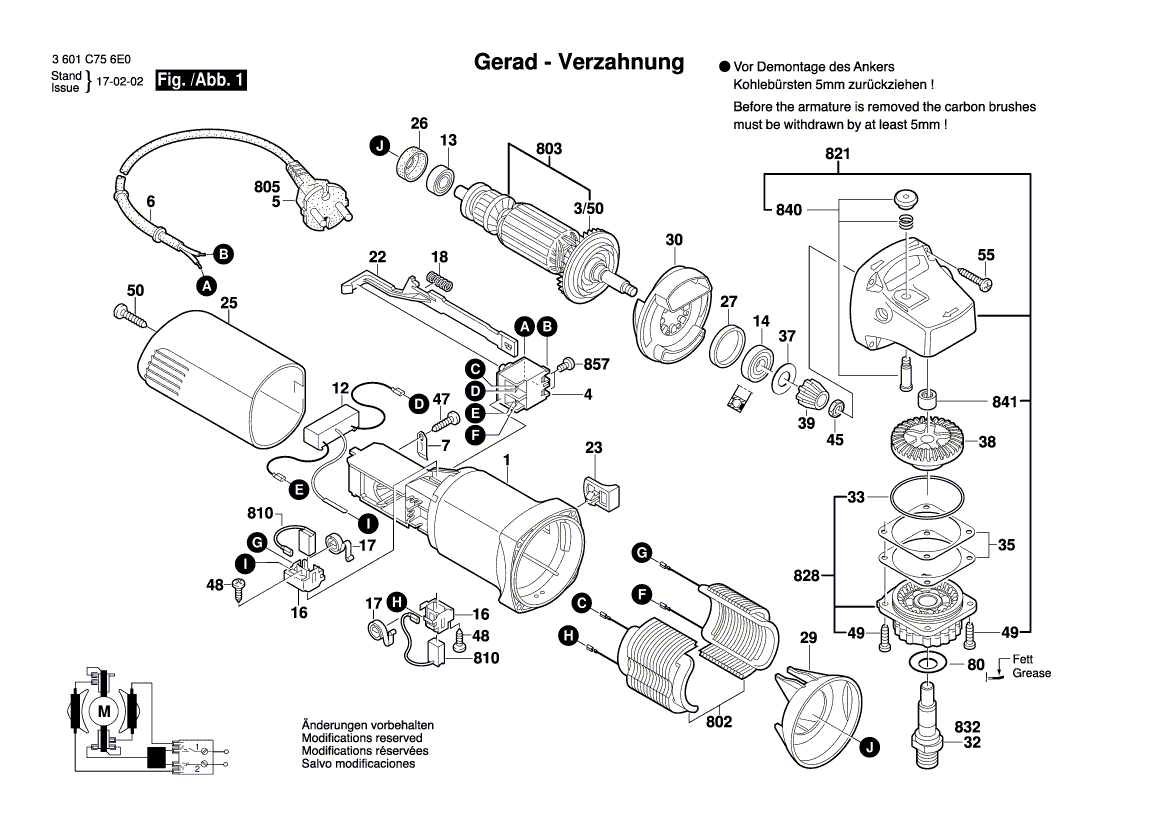 Ny ekte Bosch 1604336035 børsteholder