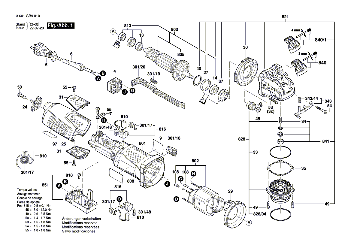 Ny ekte Bosch 160111A6J7 -typeskilt