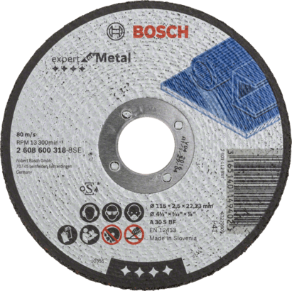 New Genuine Bosch 2608600318 Expert for Metal Cutting Disc For small angle