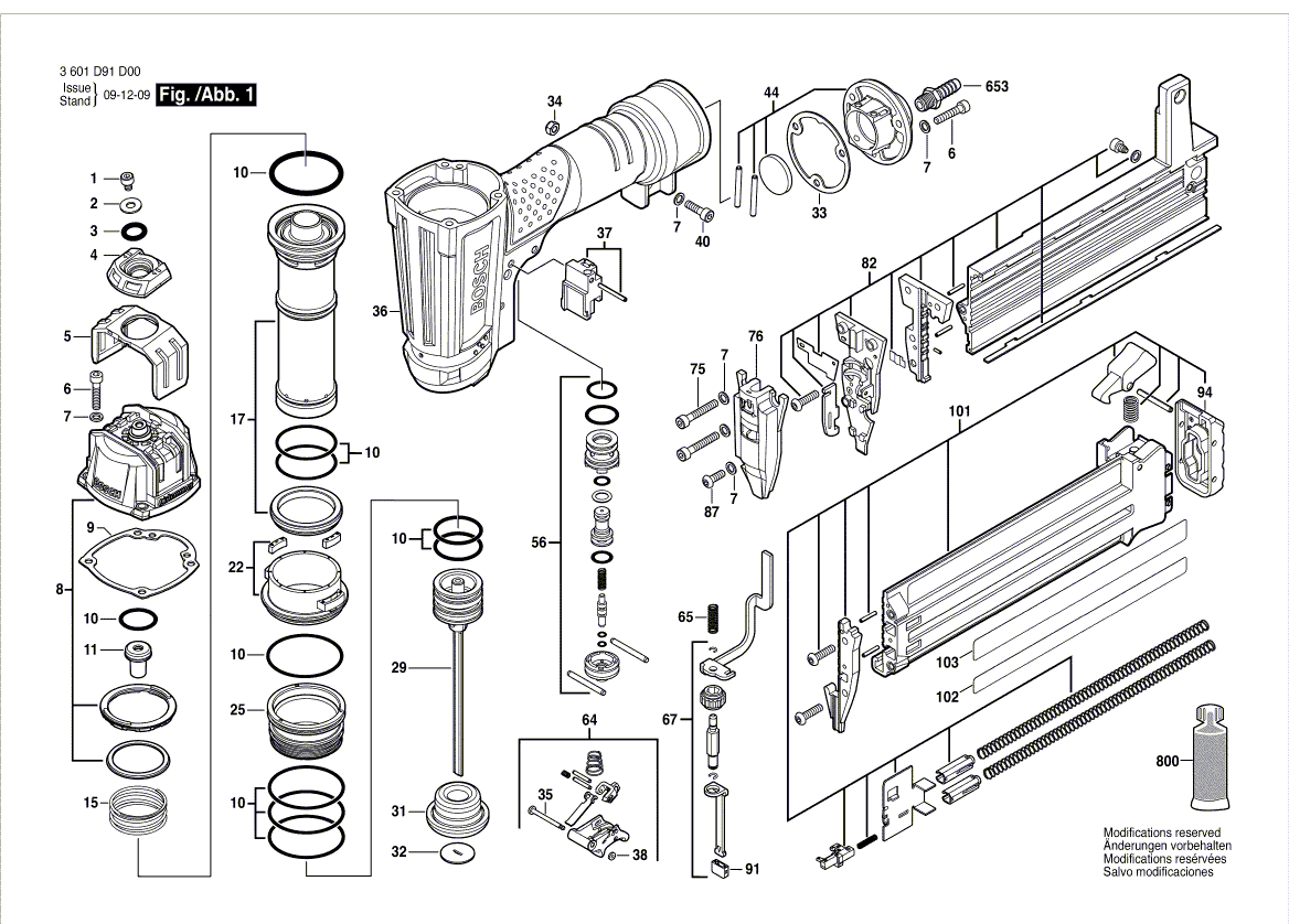 Ny ekte Bosch 2610006584 O-ring