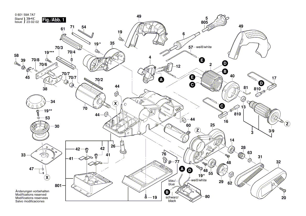 Ny äkta BOSCH 2603111001 GRIPPNING KILD