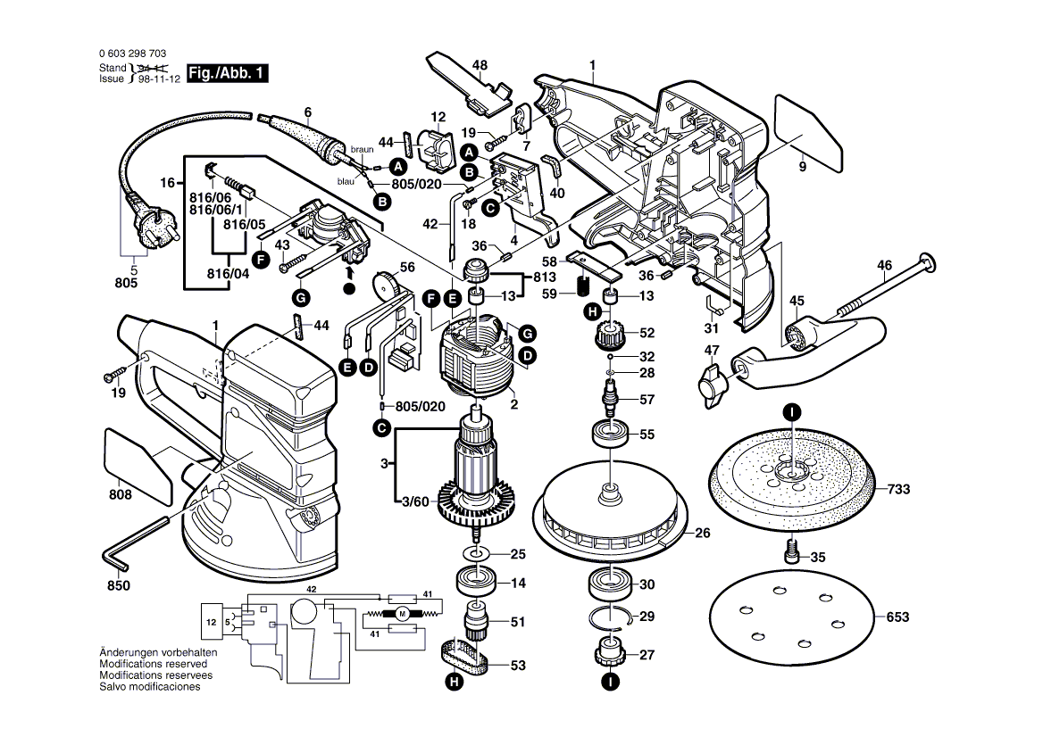 Nouveau véritable levier Bosch 2601901006