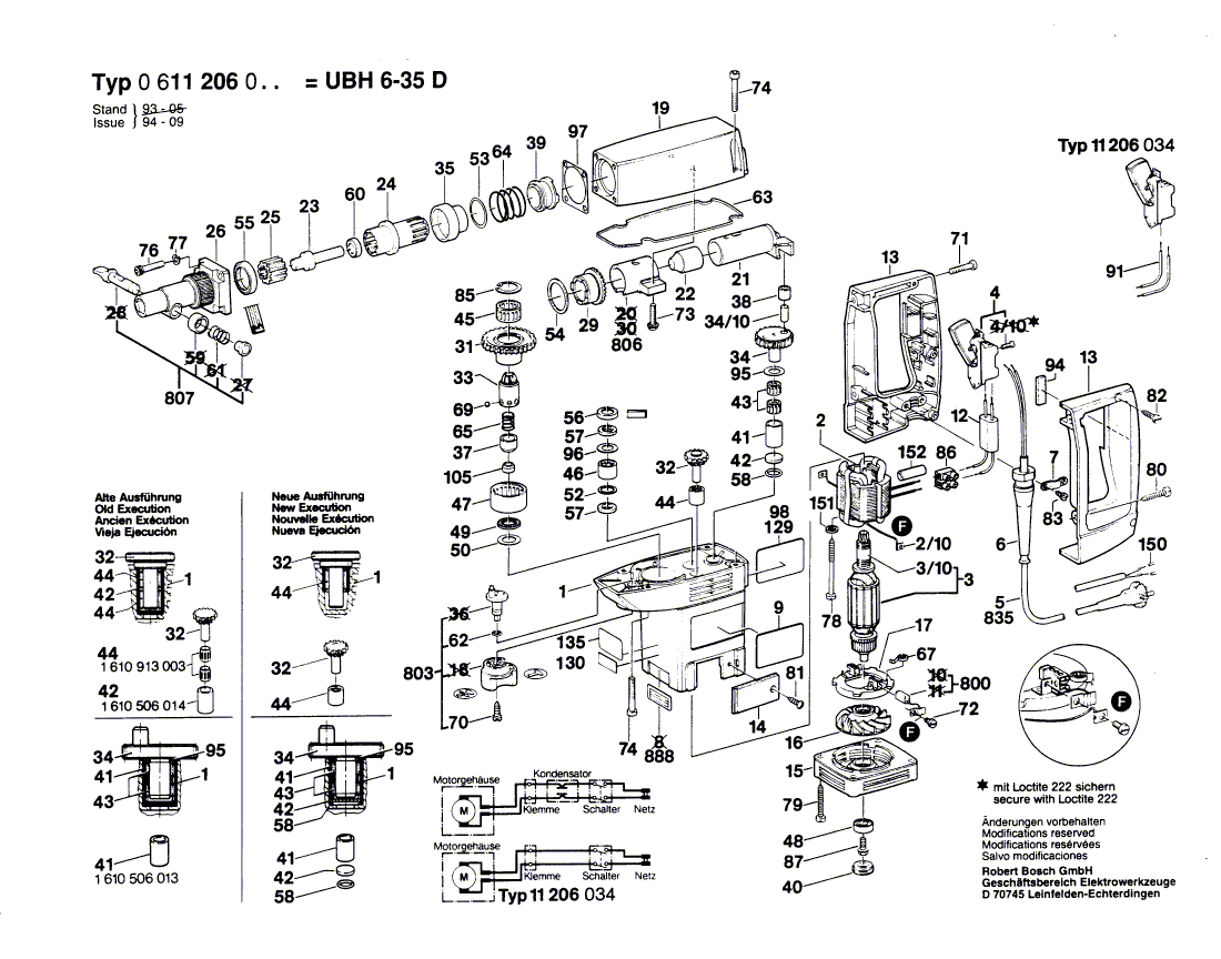 Ny ekte Bosch 1900210104 O-ring