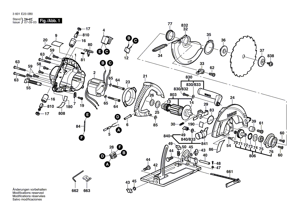 NOUVEAU VOLINE BOSCH 1619P01260