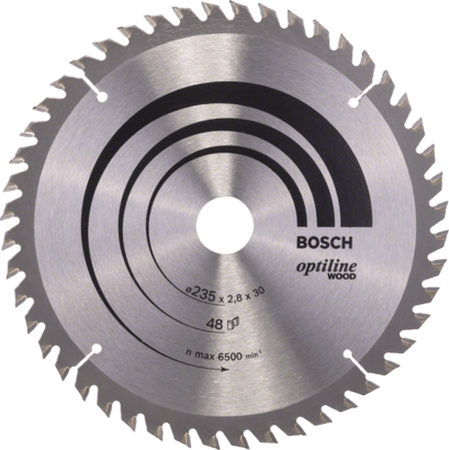 Nouveau véritable Bosch 2608640727 Optiline Wood Circular Saw Blade pour les mains